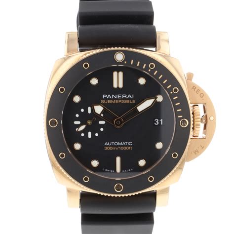 rose golds panerai|submersible goldtech 42mm price.